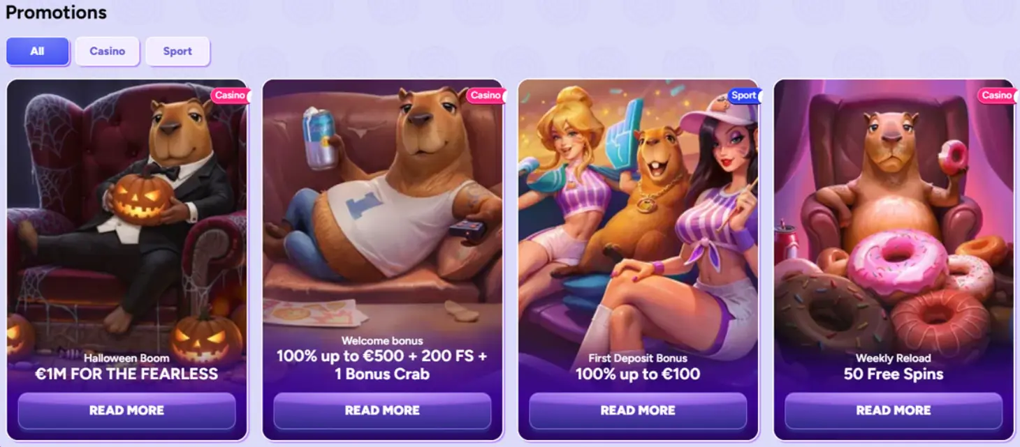 Spinbara Casino Bonus